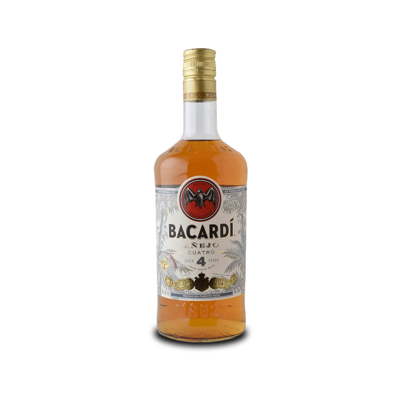 Bacardi Anejo Cuatro 4 Y.0. Rum 40%Vol 700ml