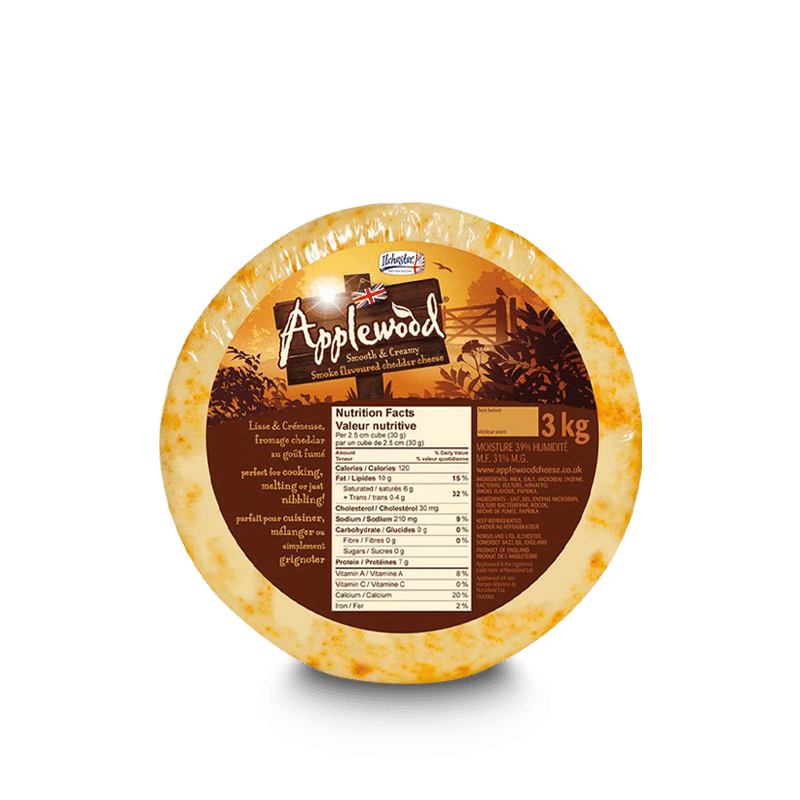 Applewood Smoked Flavour Cheddar 250gr