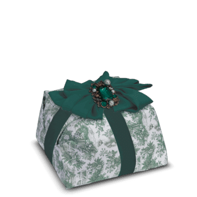 Rustichella D'abruzzo Panettone limited etidion με επικάλυψη μαύρης σοκολάτας&Δώρο καρφίτσα 1Kg