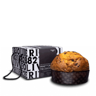 Οlivieri Panettone Trecioccolati 500g