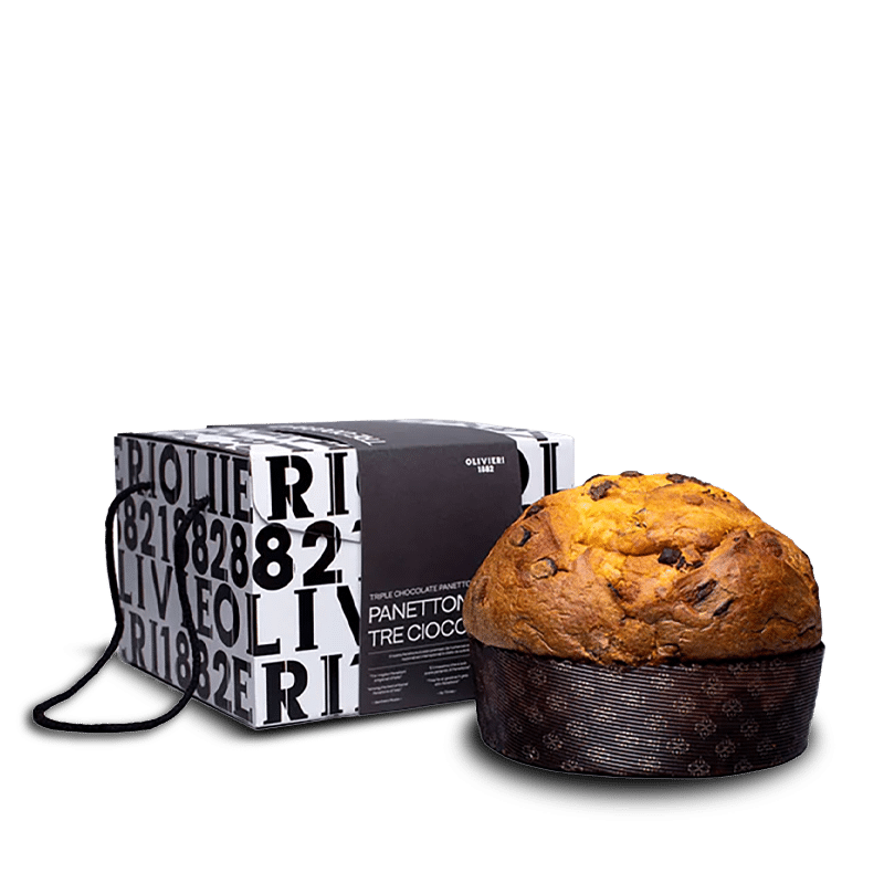 Οlivieri Panettone Trecioccolati 500g
