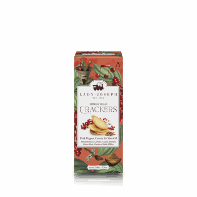 Lady Joseph Crackers Pink pepper, Cumin& Olive oil 100g